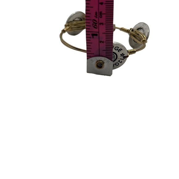 Krave 12 Guage Wire Twist Bracelet New Gold & Silver Tone Metal Women Runs Small - Picture 5 of 12